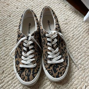 Leopard print sneakers